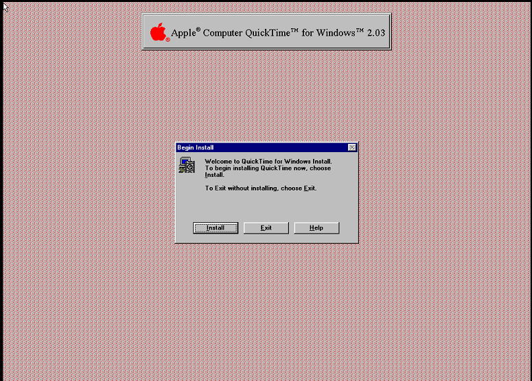Windows95向けのQuick TimeをWindows11で動かす